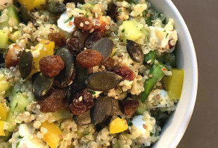 Le taboulé fraicheur au quinoa et fruits secs