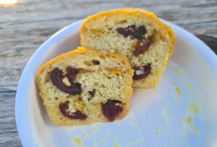 Muffins aux cranberries et à l'orange