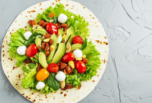 Wraps végétariens aux fruits secs JusteBio